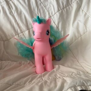 My Little Pony Fakie - Mushroom Cutie - Unicorn  10" Pink horse SML-16-B1